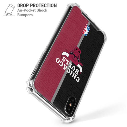 NBA Chicago Bulls Canvas iPhone XS Max Clear Case